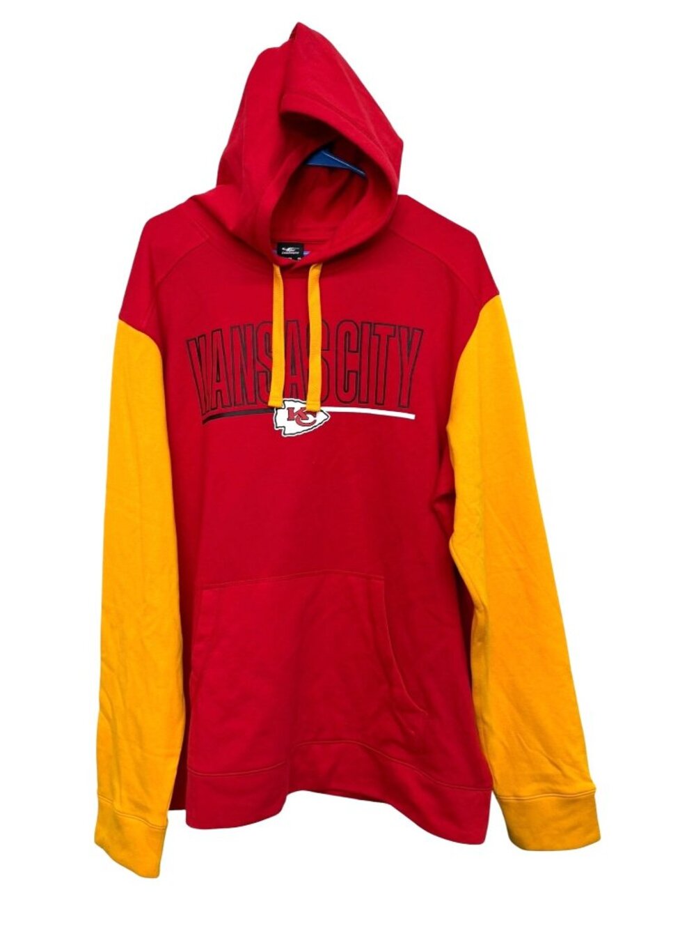 Kansas City Chiefs Logo Athletic NFL Team Hoodie Size XL NWT